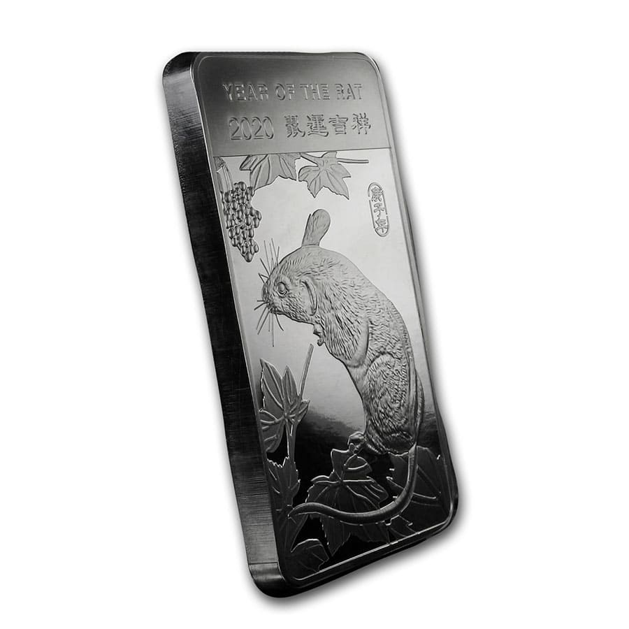 10 oz Silver Bar - APMEX (2020 Year of the Rat) | eBay